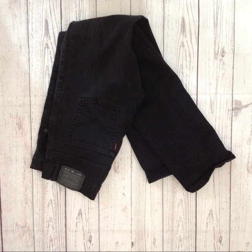 Levis Black 511 Jeans Size 18 Reg 29/29